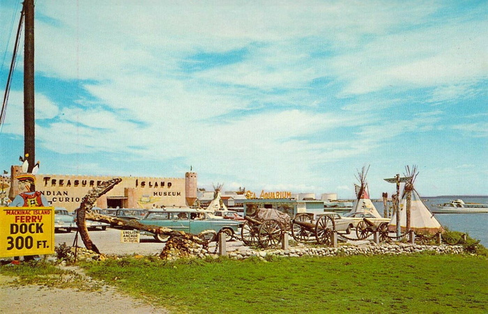 Treasure Island - Old Postcard View (newer photo)